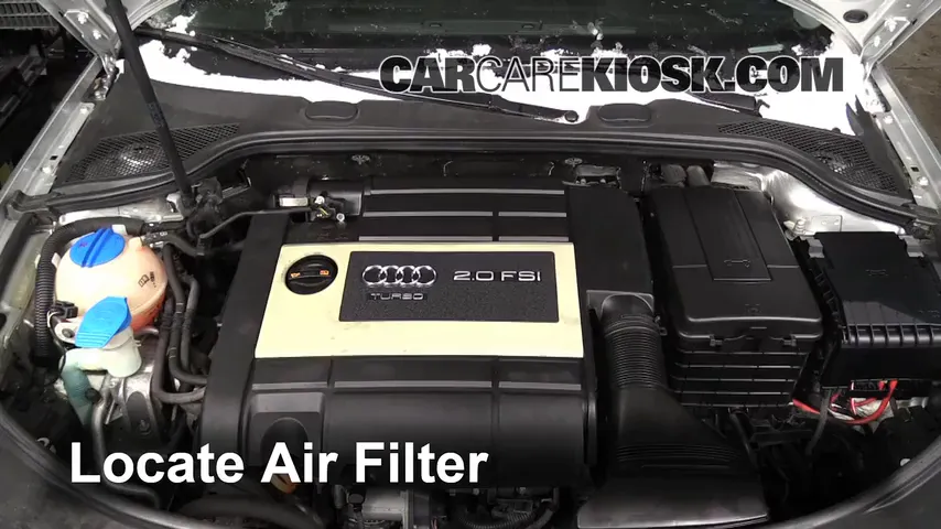2007 Audi A3 2.0L 4 Cyl. Turbo Filtro de aire (motor) Cambio